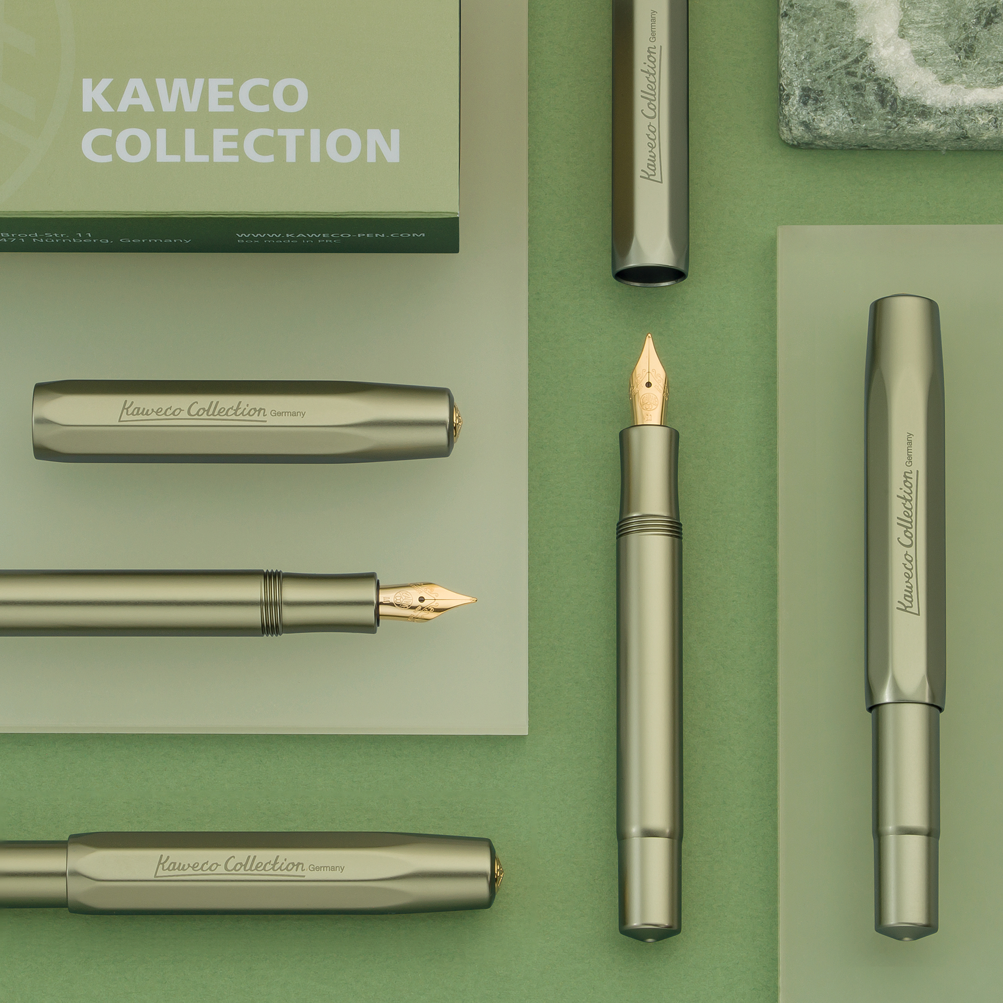 Kaweco Collection AL Sport Olivine 2024 Stylo Plume