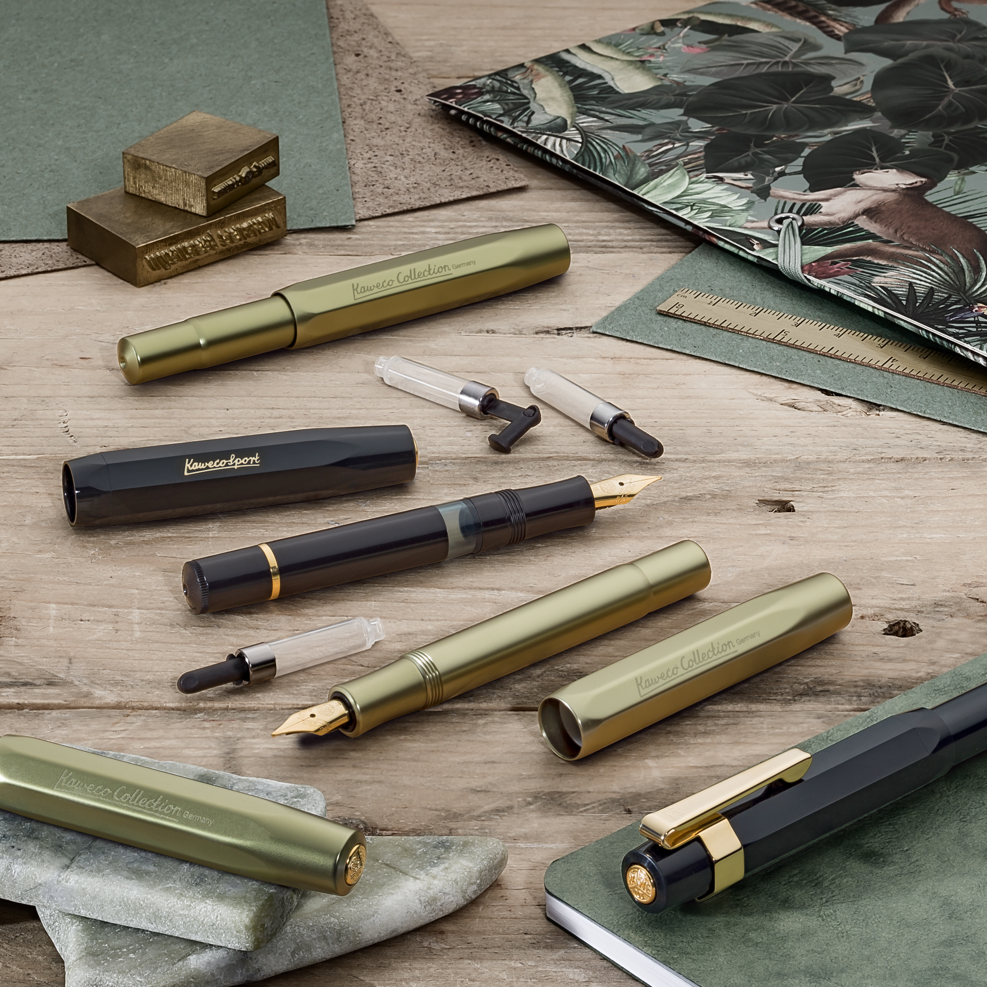Kaweco Collection AL Sport Olivine 2024 Stylo Plume