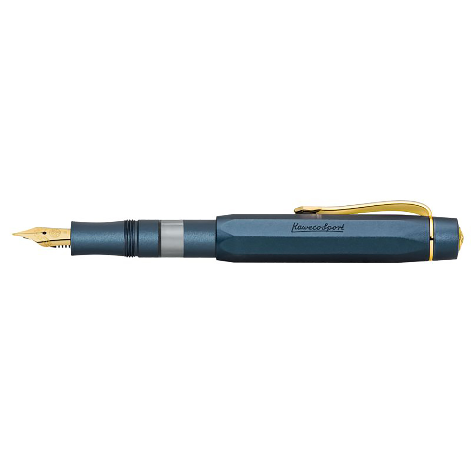 Kaweco AL Sport Navy Blue Piston Pluma Estilográfica