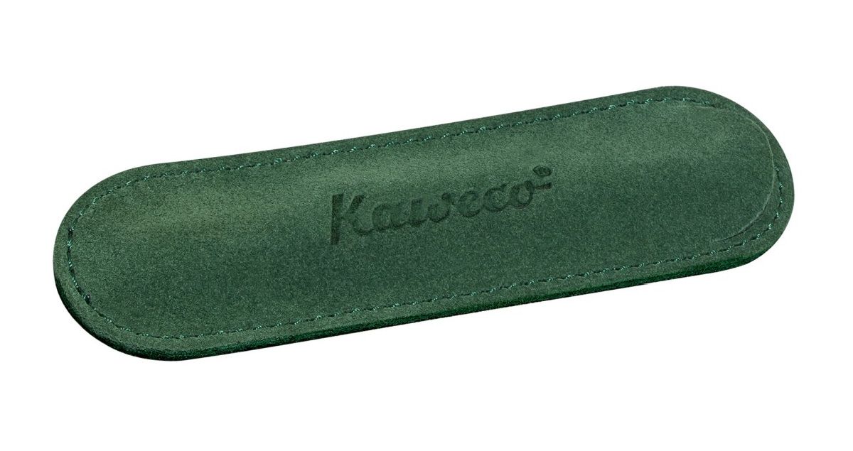 Kaweco Sport Eco Green Velour Pen Pouch 1 Pen