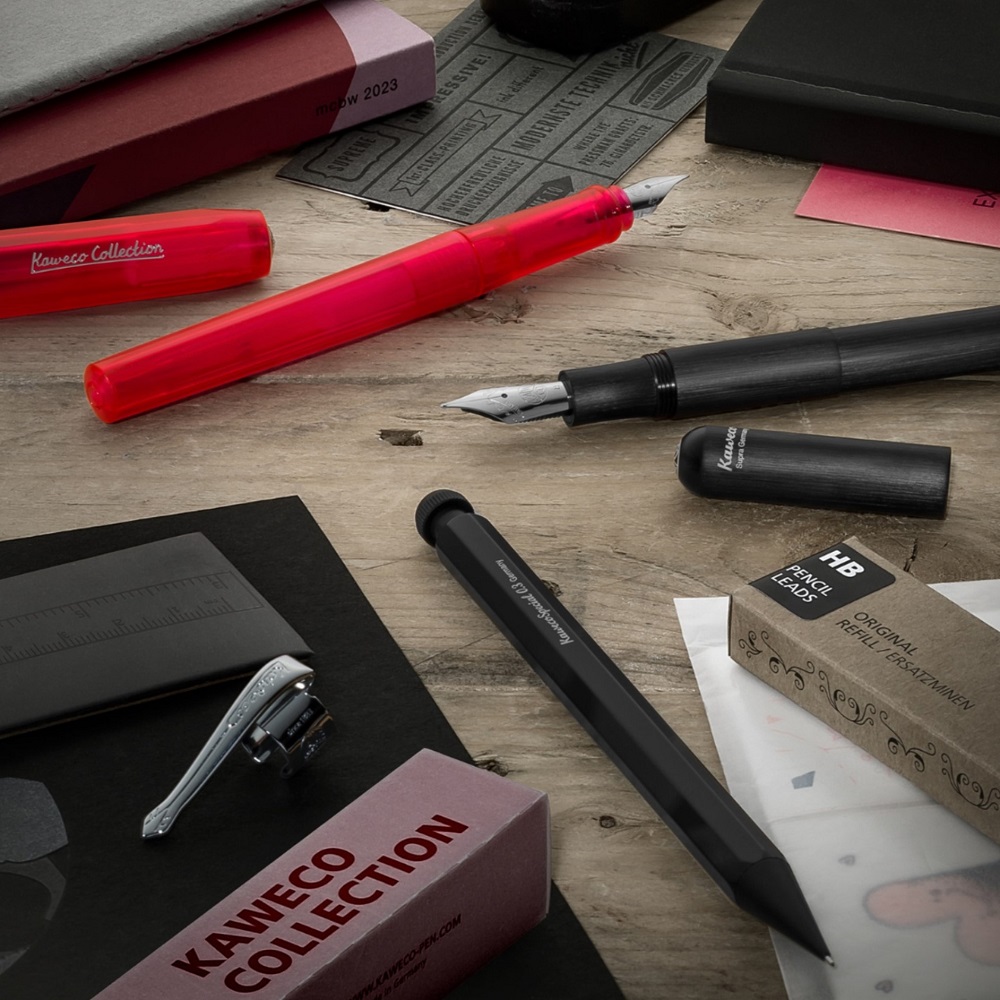Kaweco Supra Black Caneta de Tinta Permanente