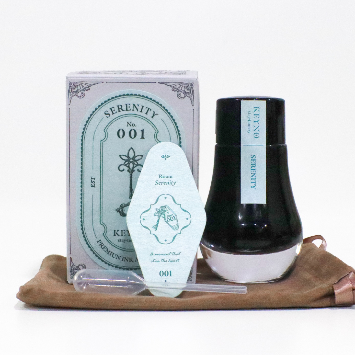Keyno Stay.tionery Key no.001 Serenity 25ml Ink Bottle