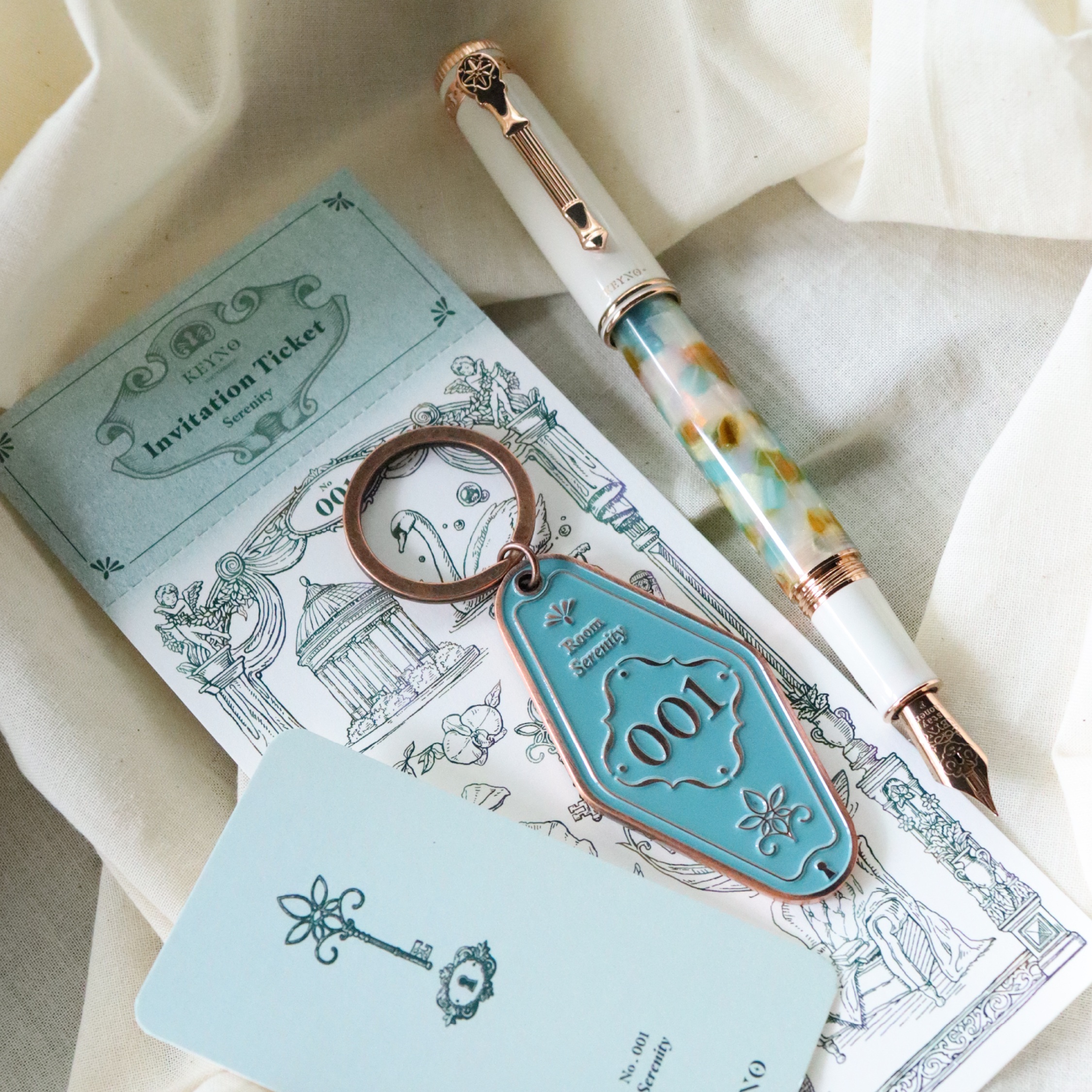 Keyno Stay.tionery Key no.001 Serenity Vulpen