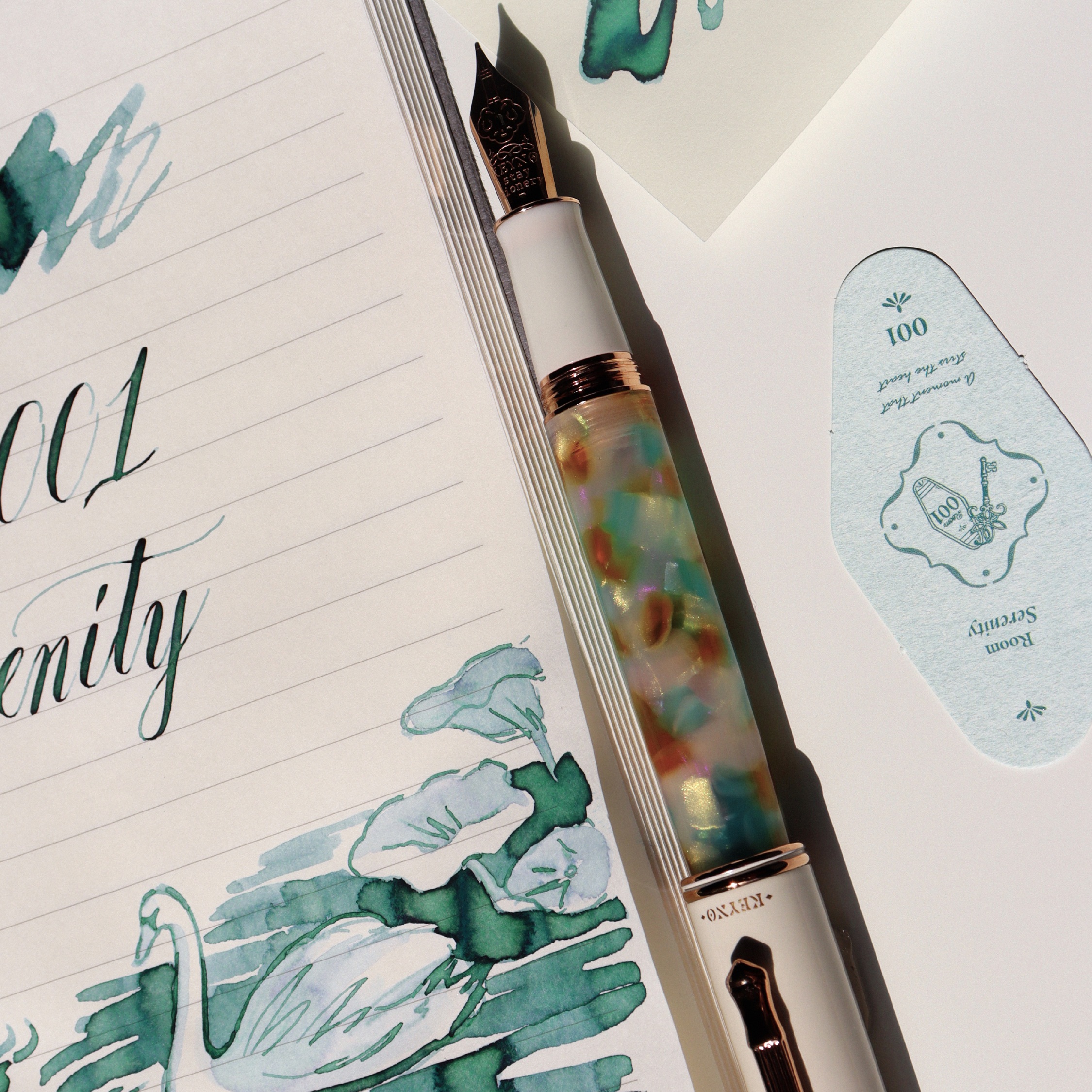 Keyno Stay.tionery Key no.001 Serenity Vulpen