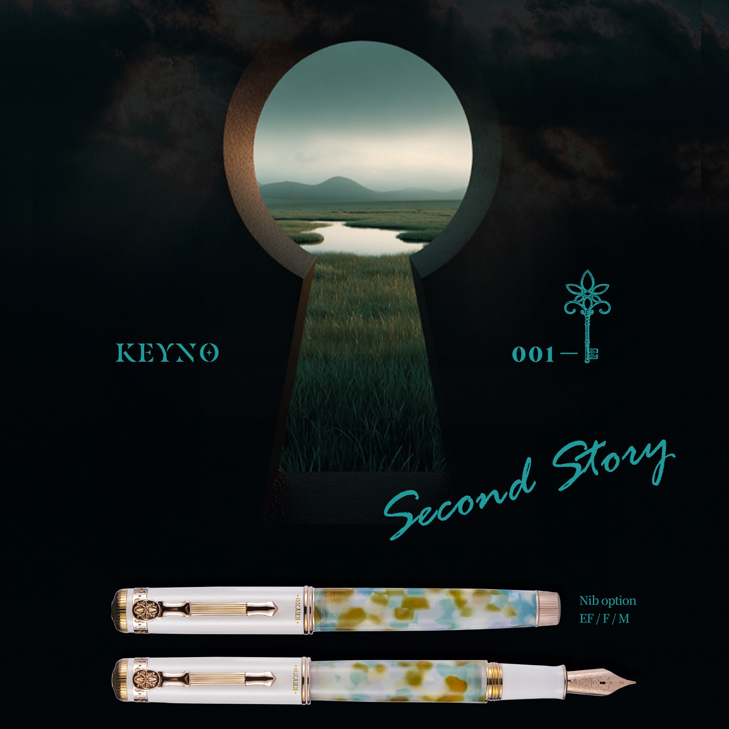 Keyno Stay.tionery Key no.001 Serenity Vulpen