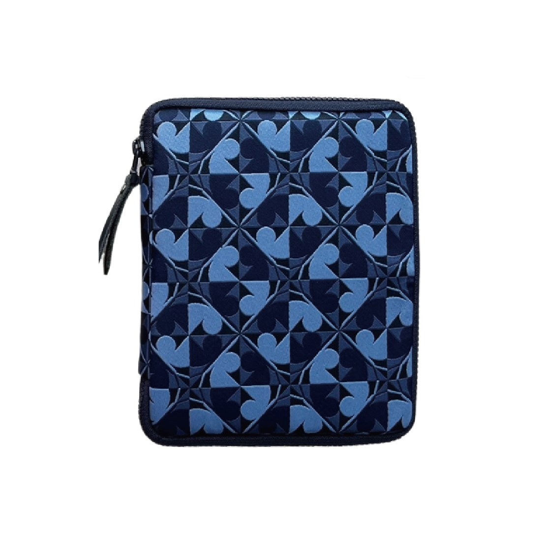 Kyoku Haku Archeology Blue Zippered Pen Pouch (Fivefold)