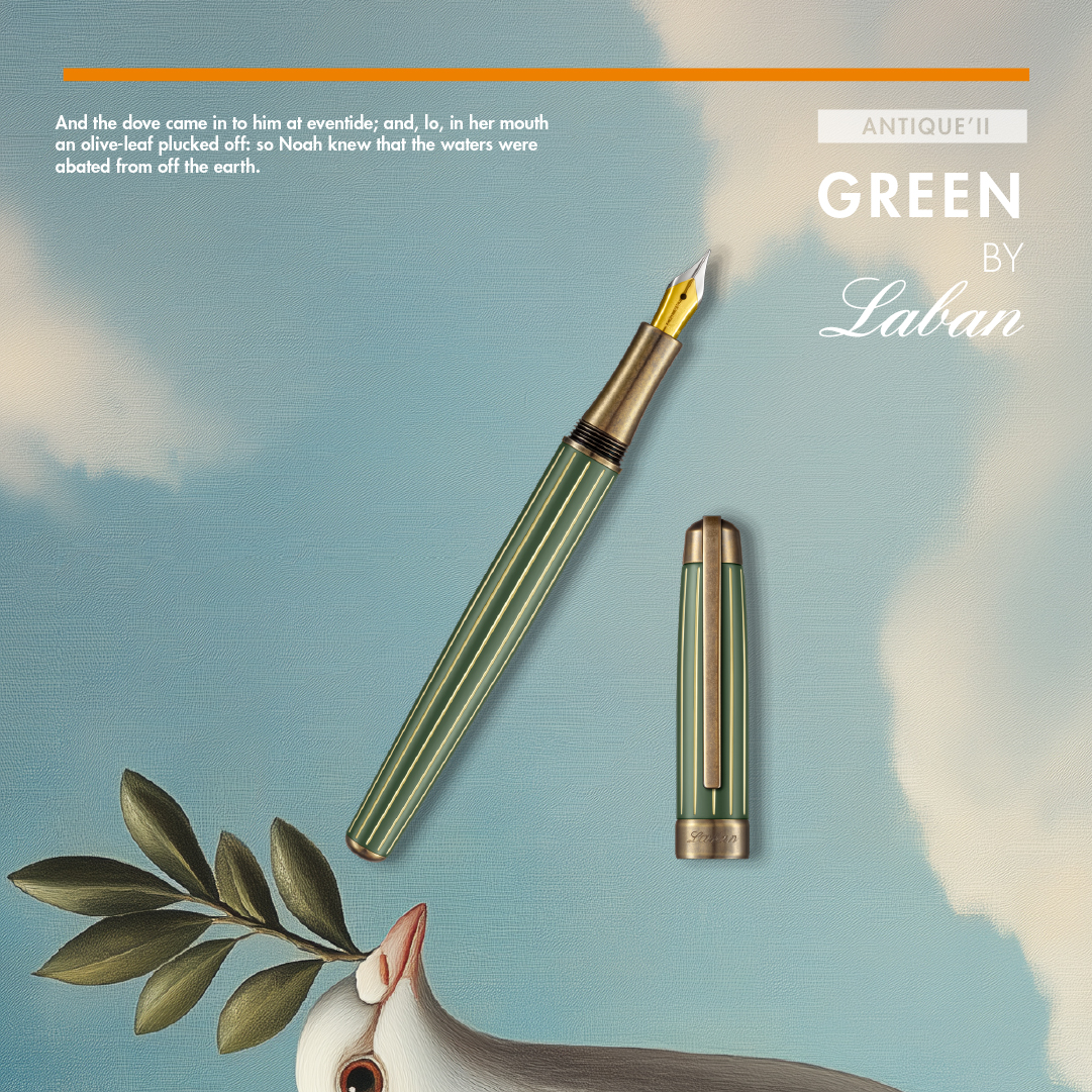 Laban Antique II Green Caneta de tinta permanente