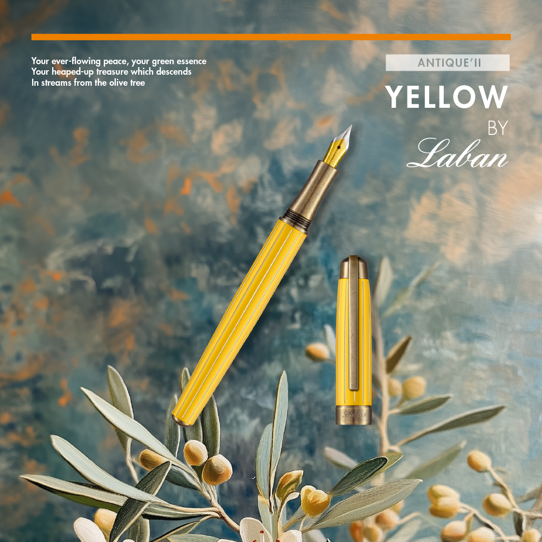 Laban Antique II Yellow Pluma estilográfica