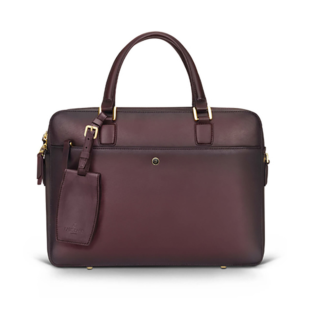 Lapis Bard Chester Leather Burgundy Pasta