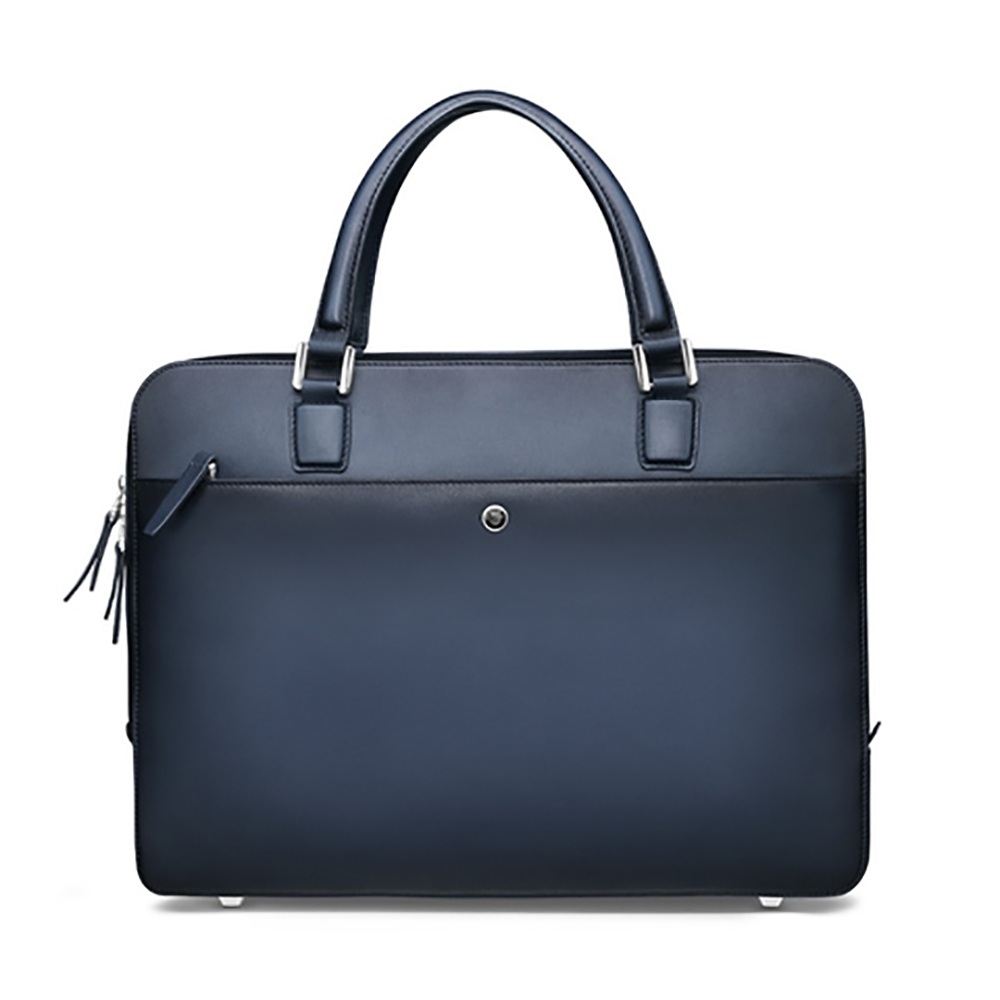 Lapis Bard Ducorium Spencer Leather Blue Porte-documents