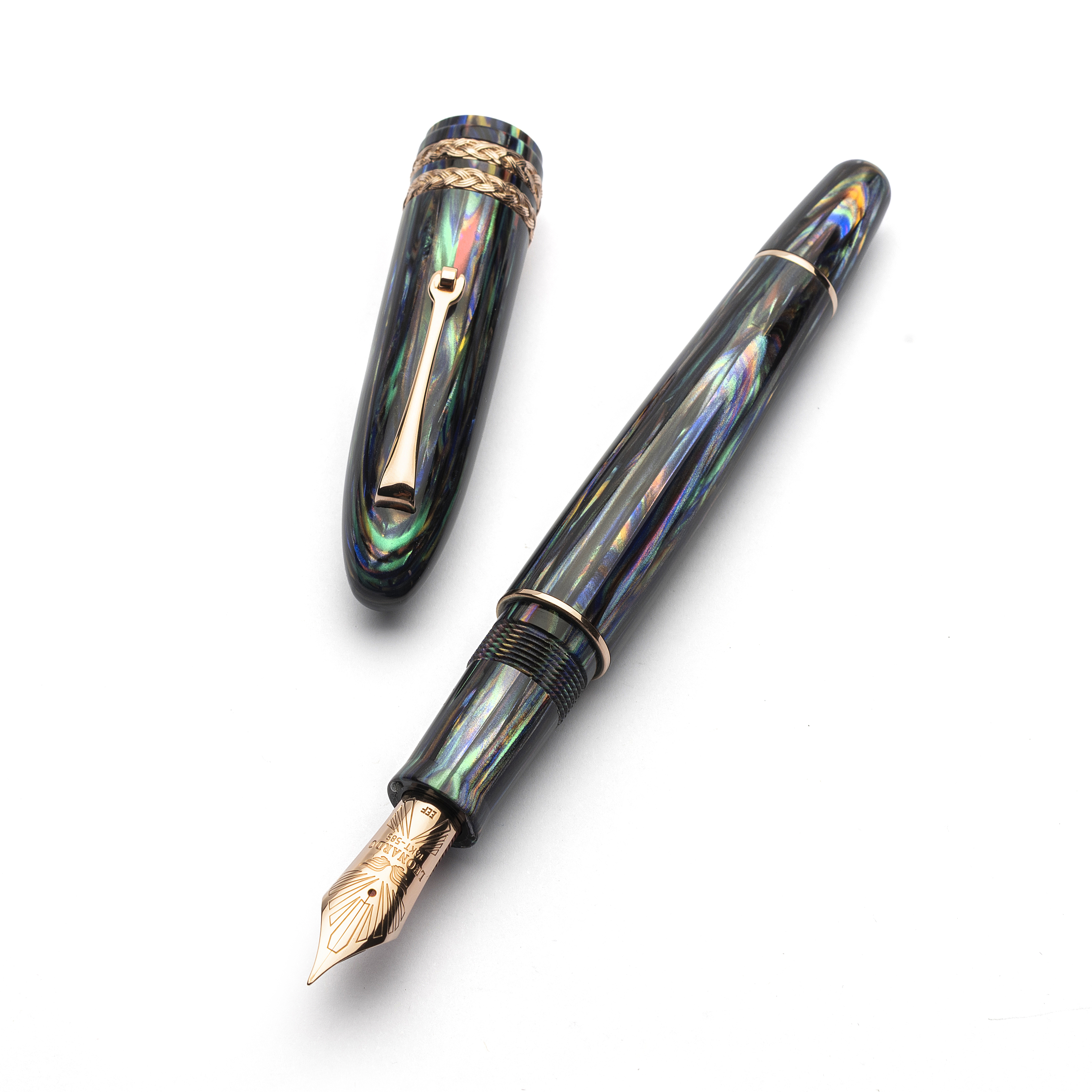 Leonardo Cigar LeonArco Mother of Pearl Authentic Celluloid RGT Vulpen