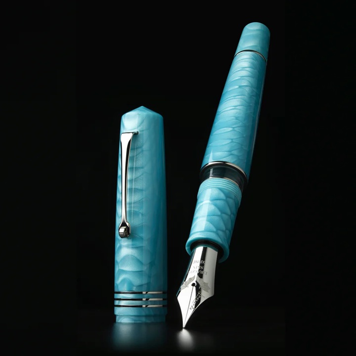 Leonardo Momento Zero Grande 2.0 Juma Dragon Skin Teal ST Caneta de Tinta Permanente