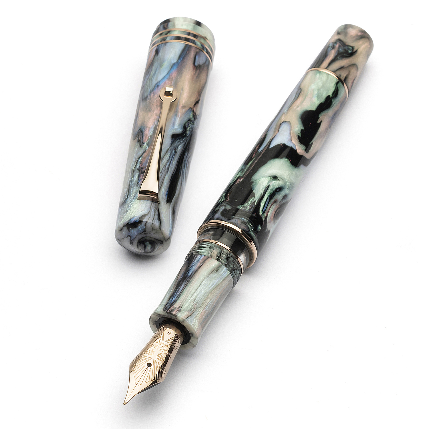 Leonardo Momento Zero Grande 2.0 The Power of Flower Dalia Eveline RGT Caneta de Tinta Permanente #8 Nib