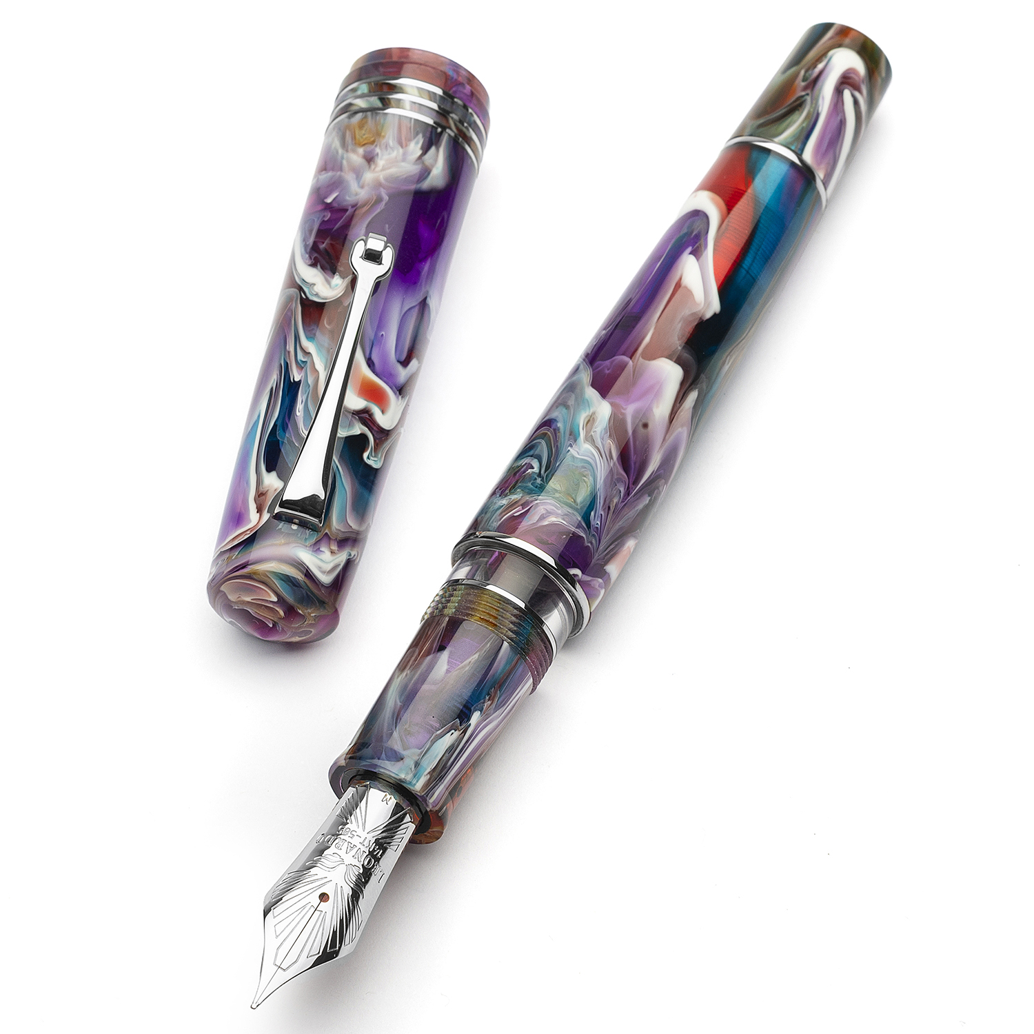 Leonardo Momento Zero Grande 2.0 2.0 Primary Manipulation 1 Vesuvius By Jonathon Brooks ST Fountain pen
