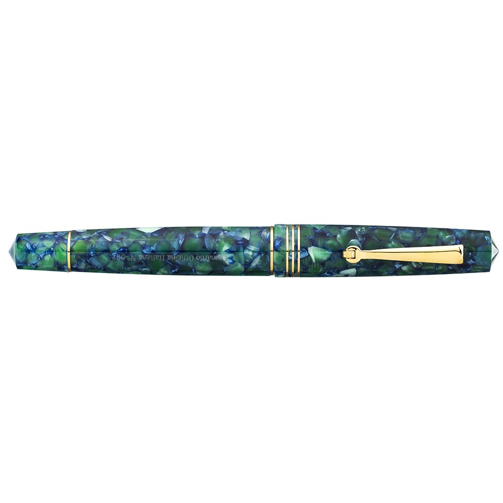 Leonardo Momento Zero Iride Green Blue GT Fountain pen