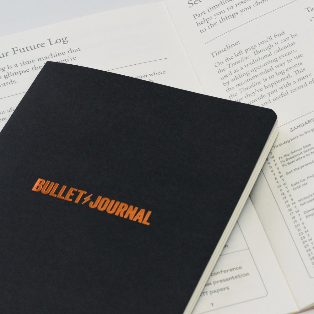 Leuchtturm1917 Bullet Journal Edition 2 Black Notebook Medium A5