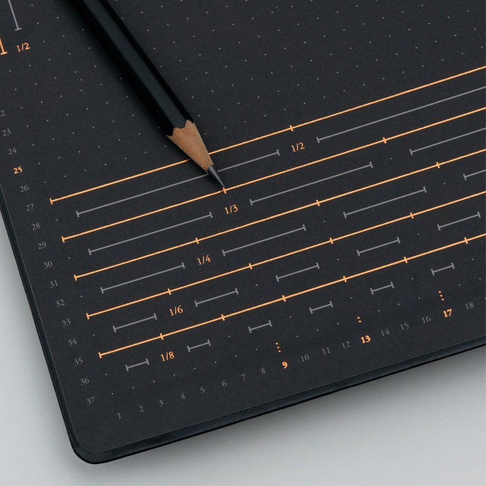 Leuchtturm1917 Bullet Journal Edition 2 Black Notebook Medium A5