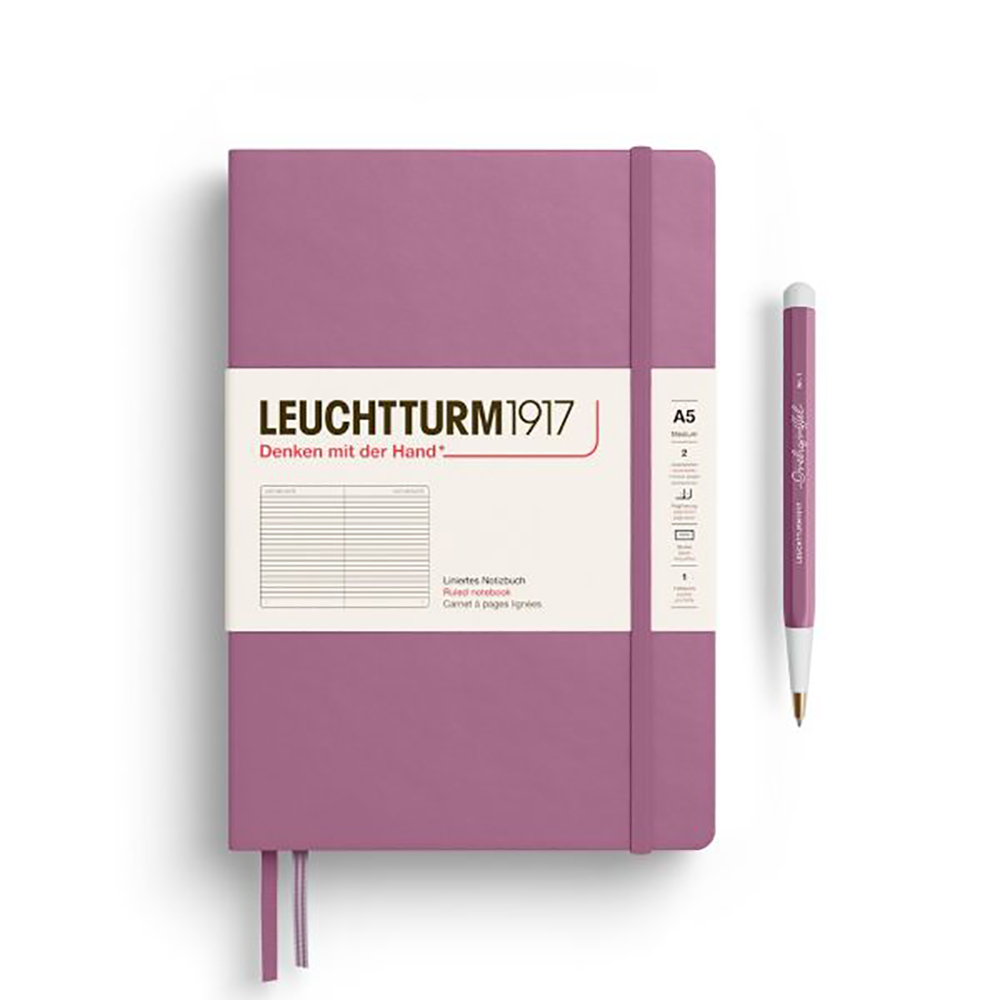 Leuchtturm1917 Notitieboek Medium A5 Dusty Rose