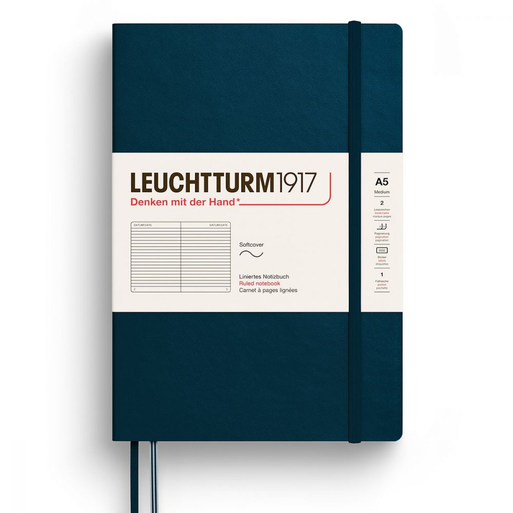 Leuchtturm1917 Softcover Notebook Medium A5 Deep Sea