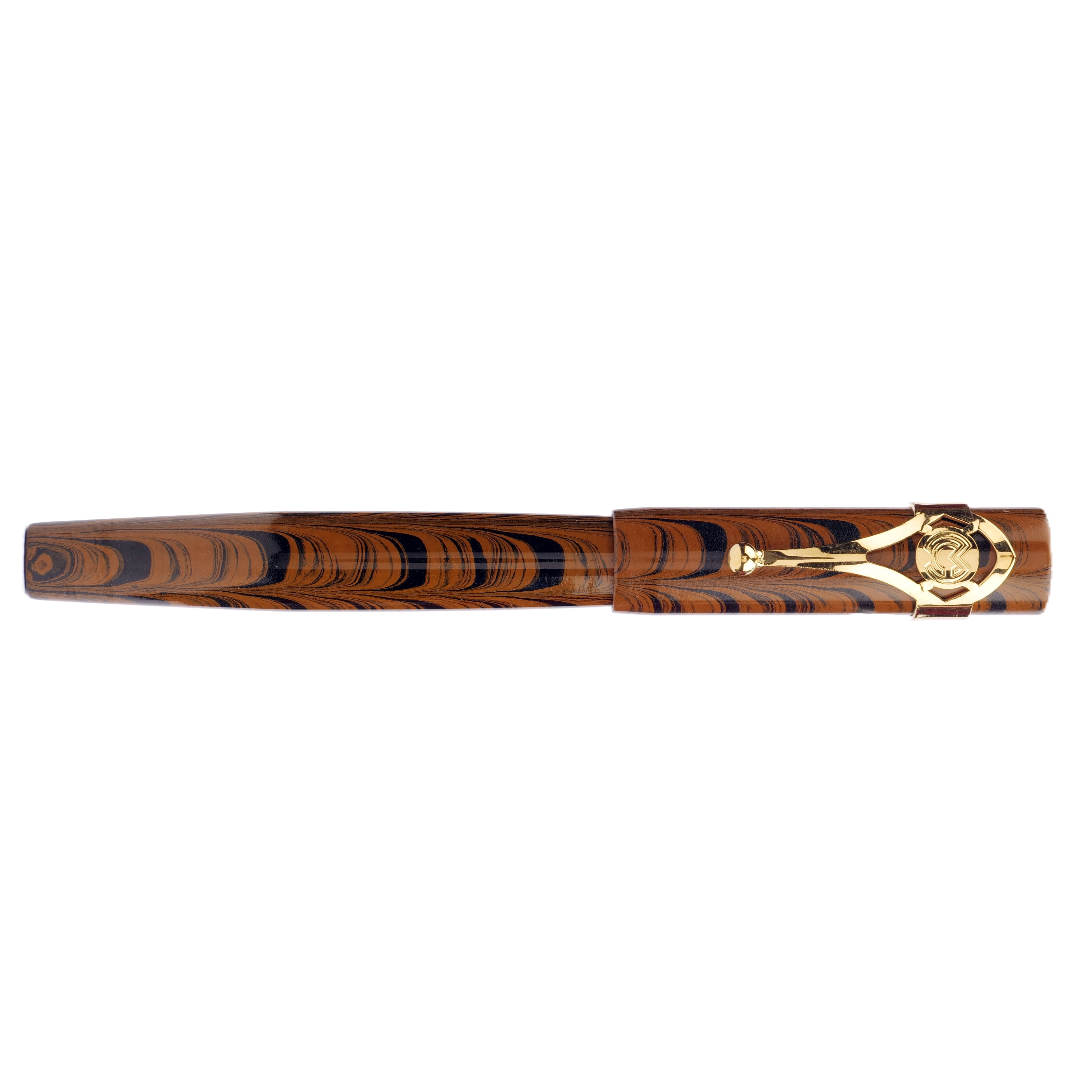 Magna Carta Mag 500 Brown Ripple Ebonite GT Pluma Estilográfica
