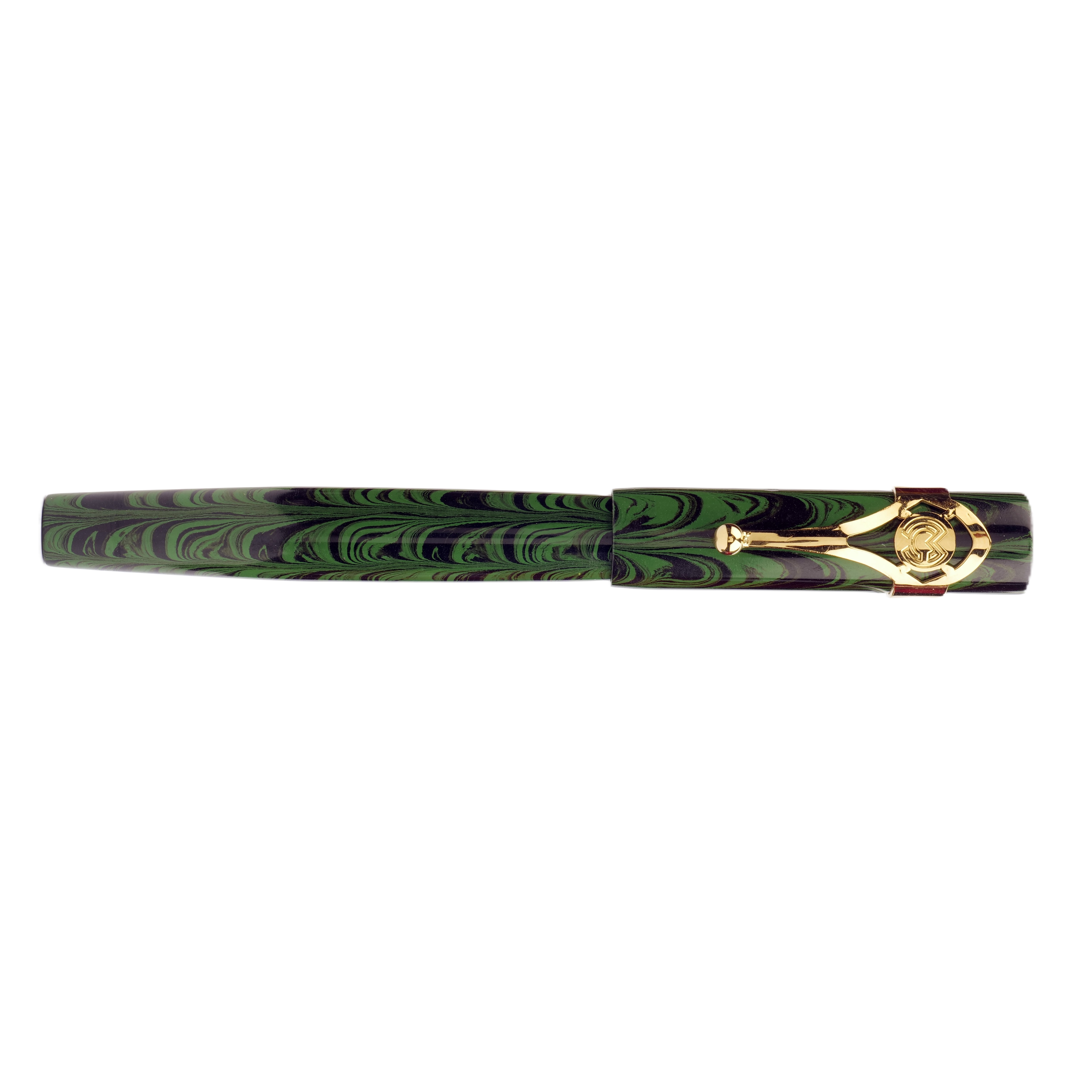 Magna Carta Mag 500 Green Ripple Ebonite GT Vulpen