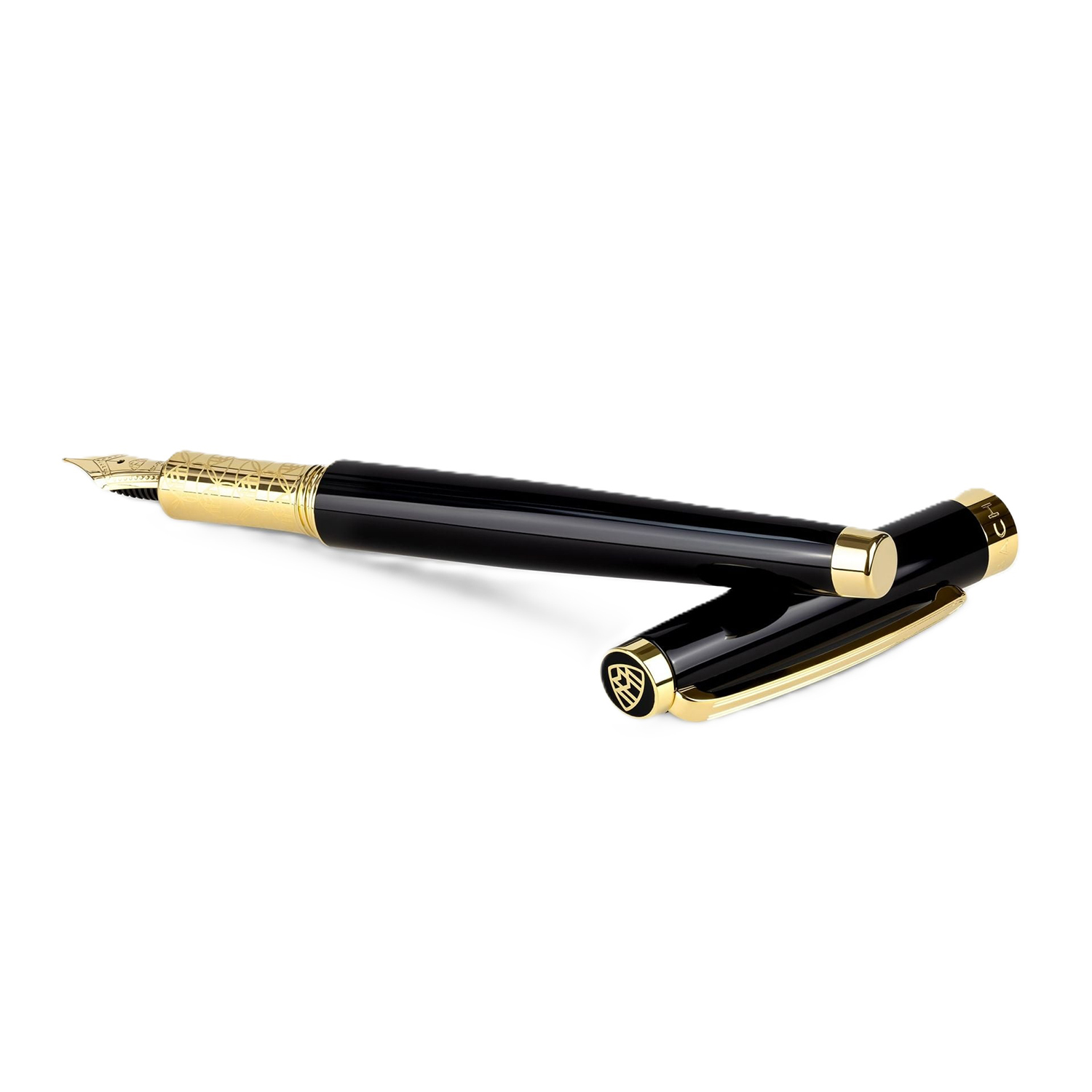 Maybach The Peak II Lustrous Midnight Black GT Fountain Pen