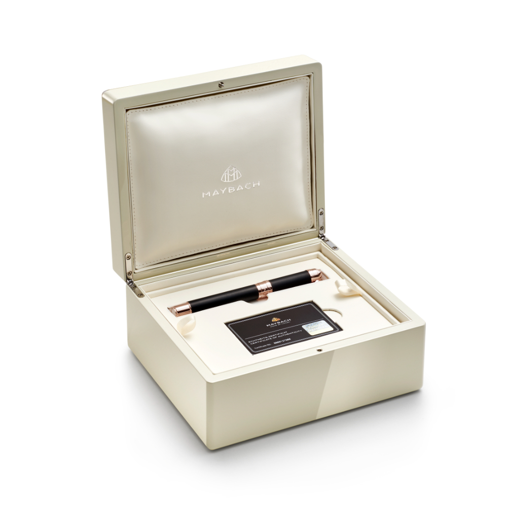 Maybach The Peak I Volcanic Black RGT Fountain Pen