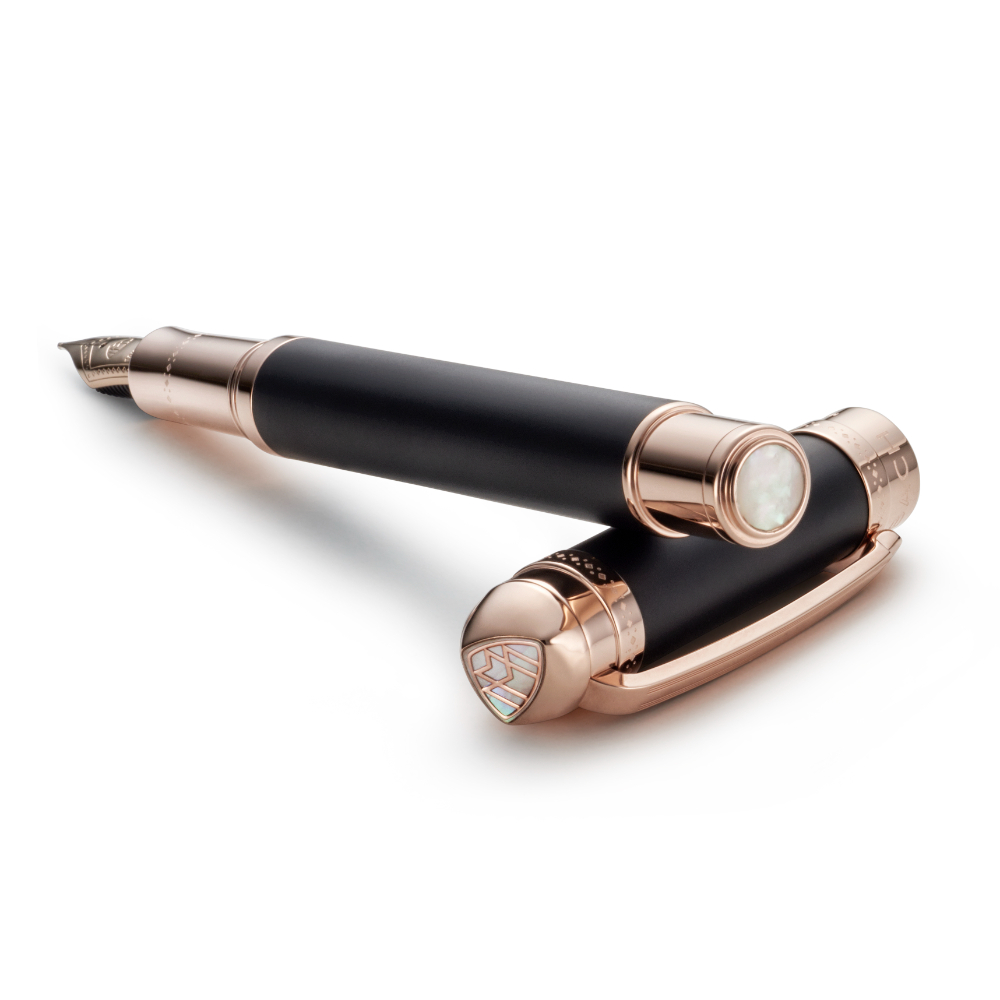 Maybach The Peak I Volcanic Black RGT Fountain Pen
