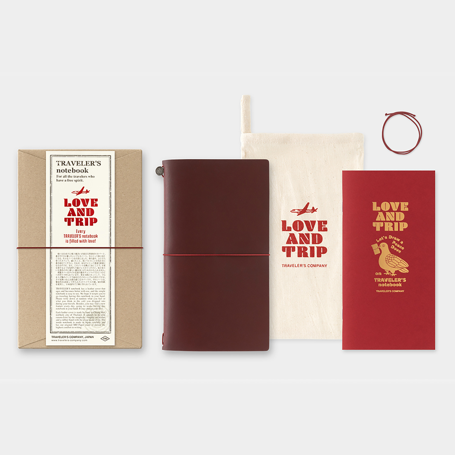 Traveler's Company Refill Regular Love and Trip LE Notebook