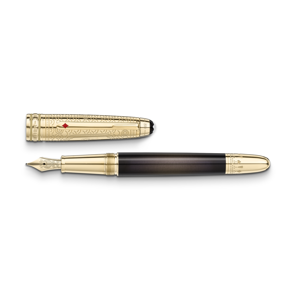 Montblanc Meisterstück Around the World in 80 Days Part 2 Doué Classique 128470 145 Caneta de Tinta Permanente