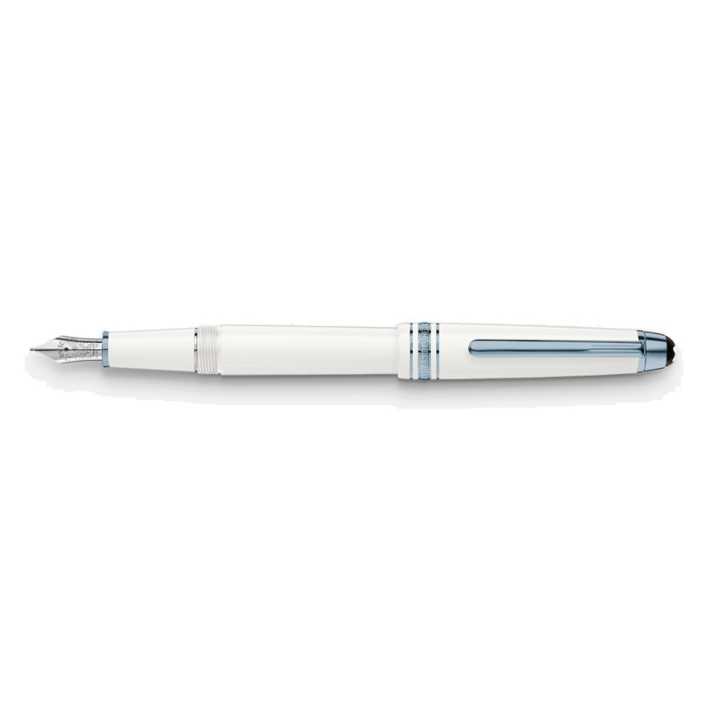 Montblanc Meisterstück Glacier Classique White Fountain Pen 129399