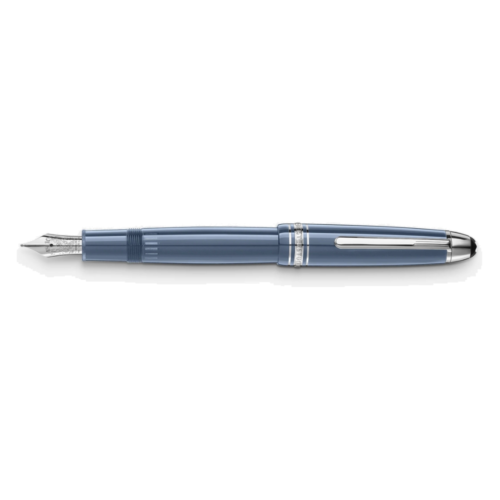 Montblanc Meisterstück Glacier LeGrand Blue Plumo Estilográfica 129393