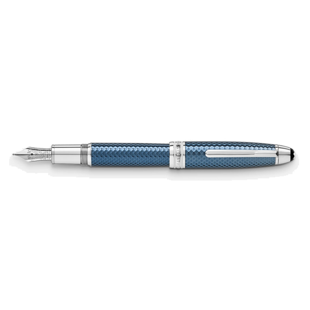 Montblanc Meisterstück Glacier Solitaire Fountain Pen 129407