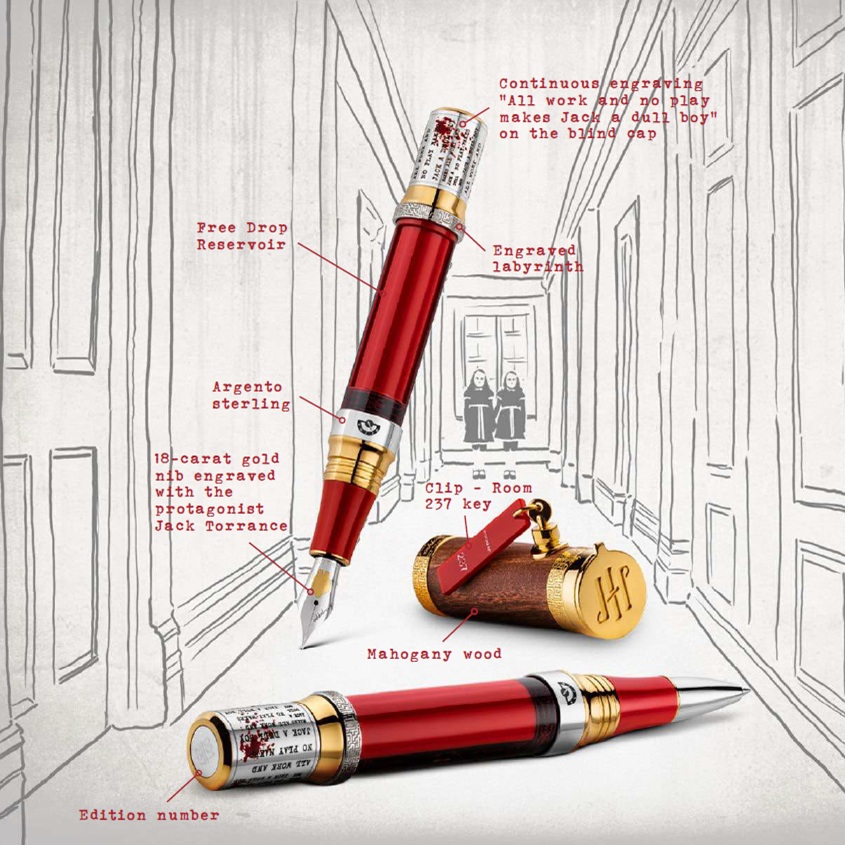 Montegrappa Stanley Kubrick The Shining Limited Edition Vulpen