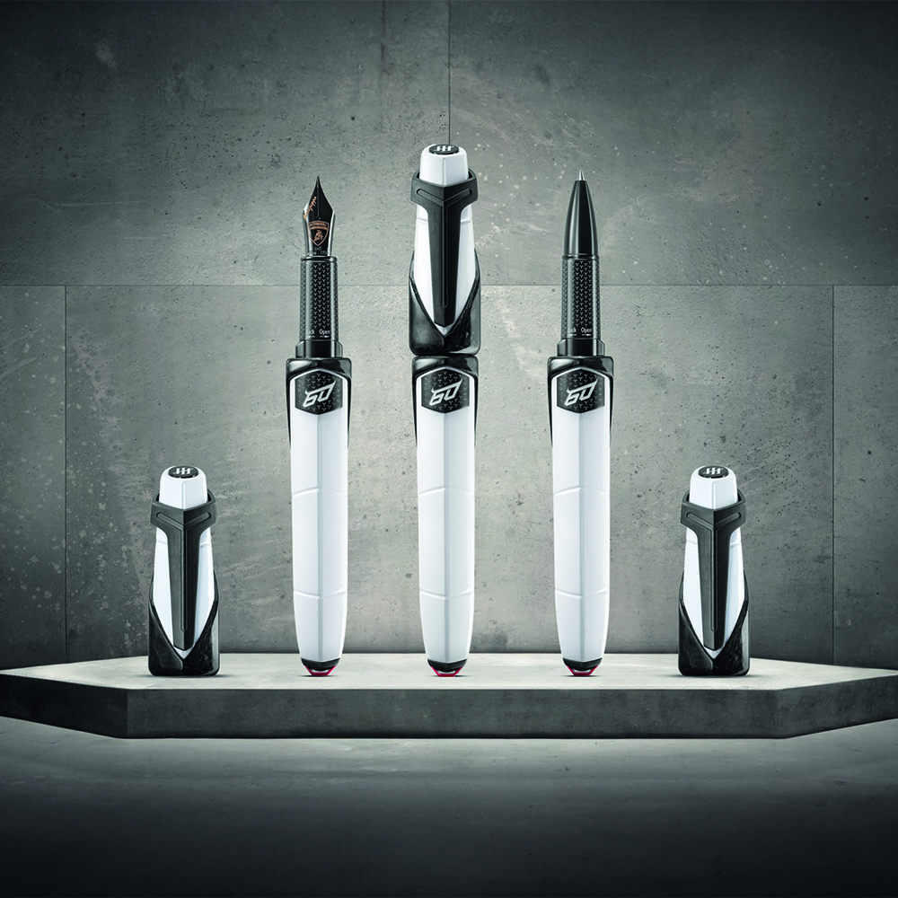 Montegrappa Automobili Lamborghini 60° Bianco Siderale Rollerball
