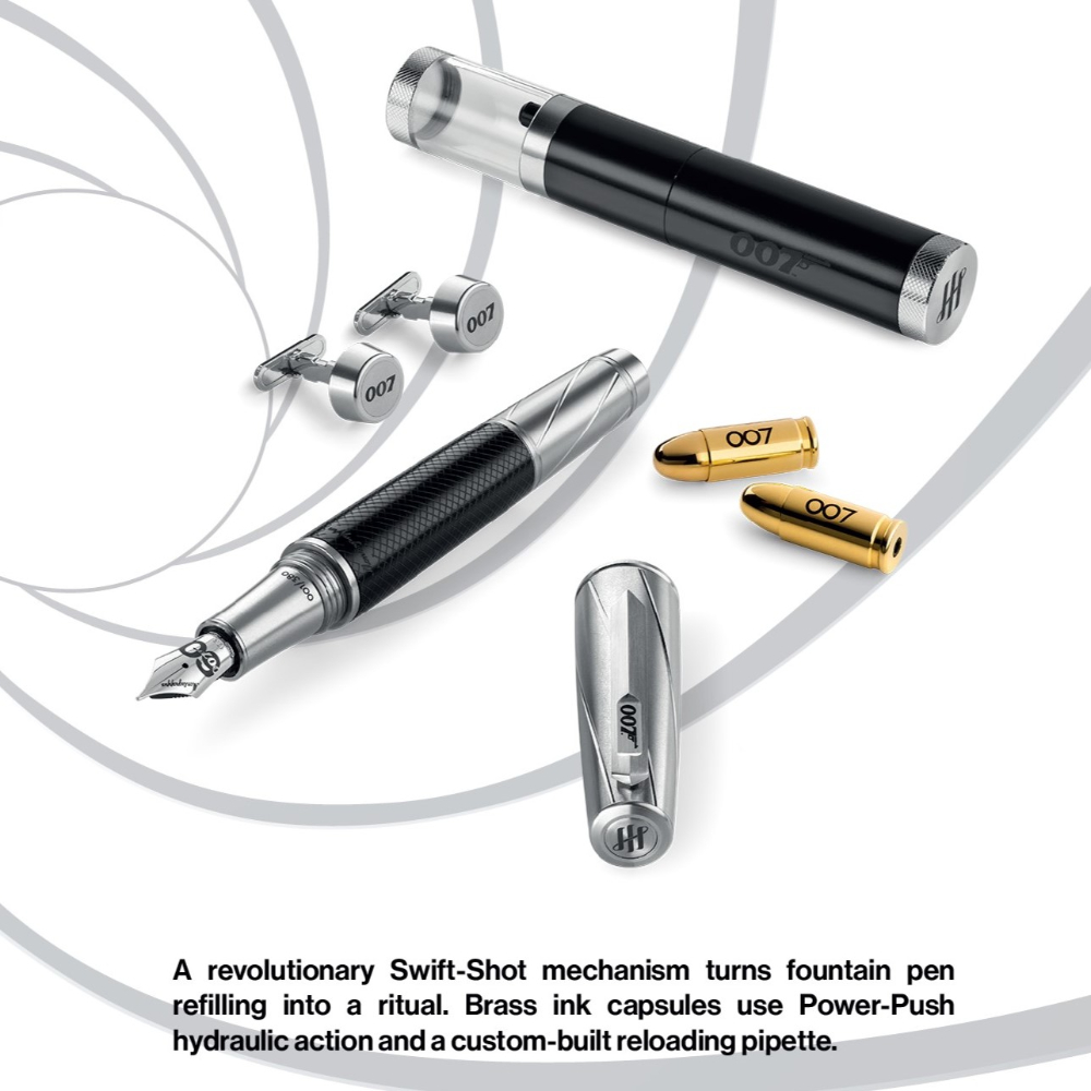 Montegrappa 007 Spymaster Duo James Bond 60th Anniversary Fountain Pen