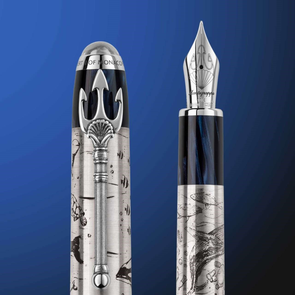 Montegrappa Prince Albert II of Monaco Foundation: Ocean Collection Stylo Plume