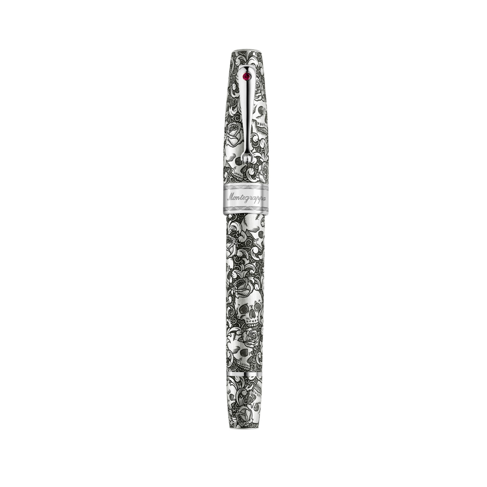 Montegrappa Skulls and Roses Rollerball