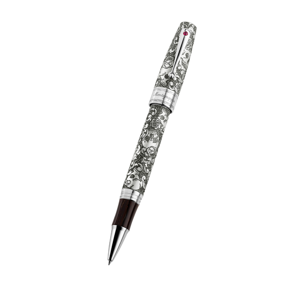 Montegrappa Skulls and Roses Rollerball