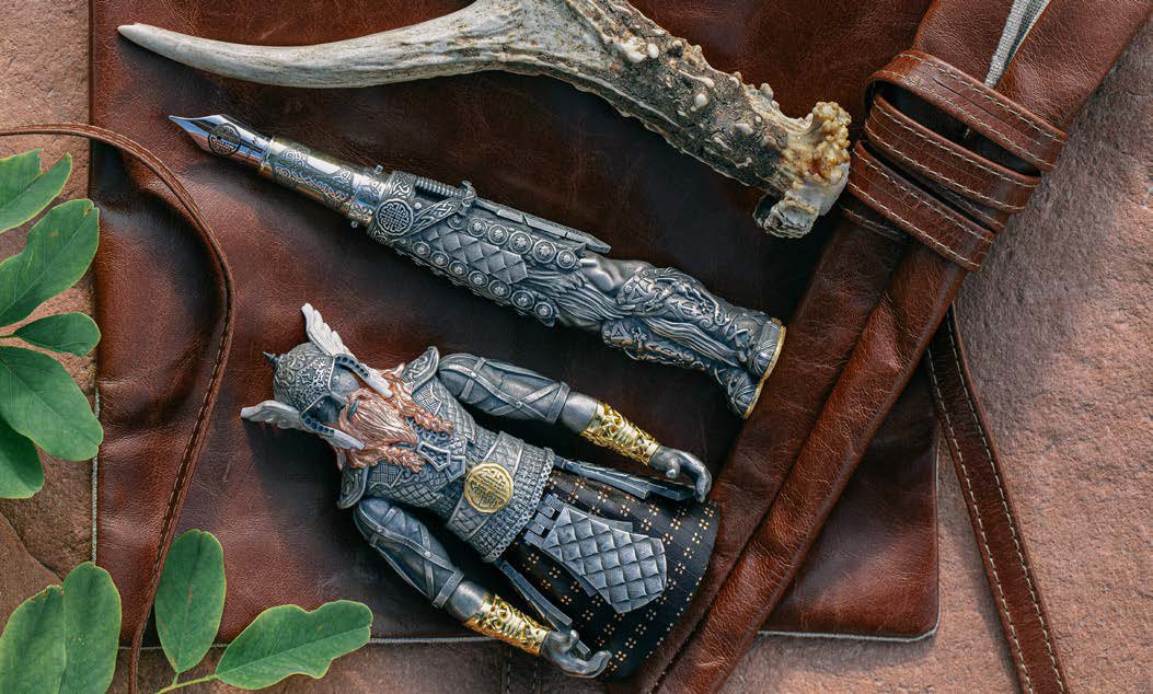 Montegrappa Viking Sterling Silver Fountain pen
