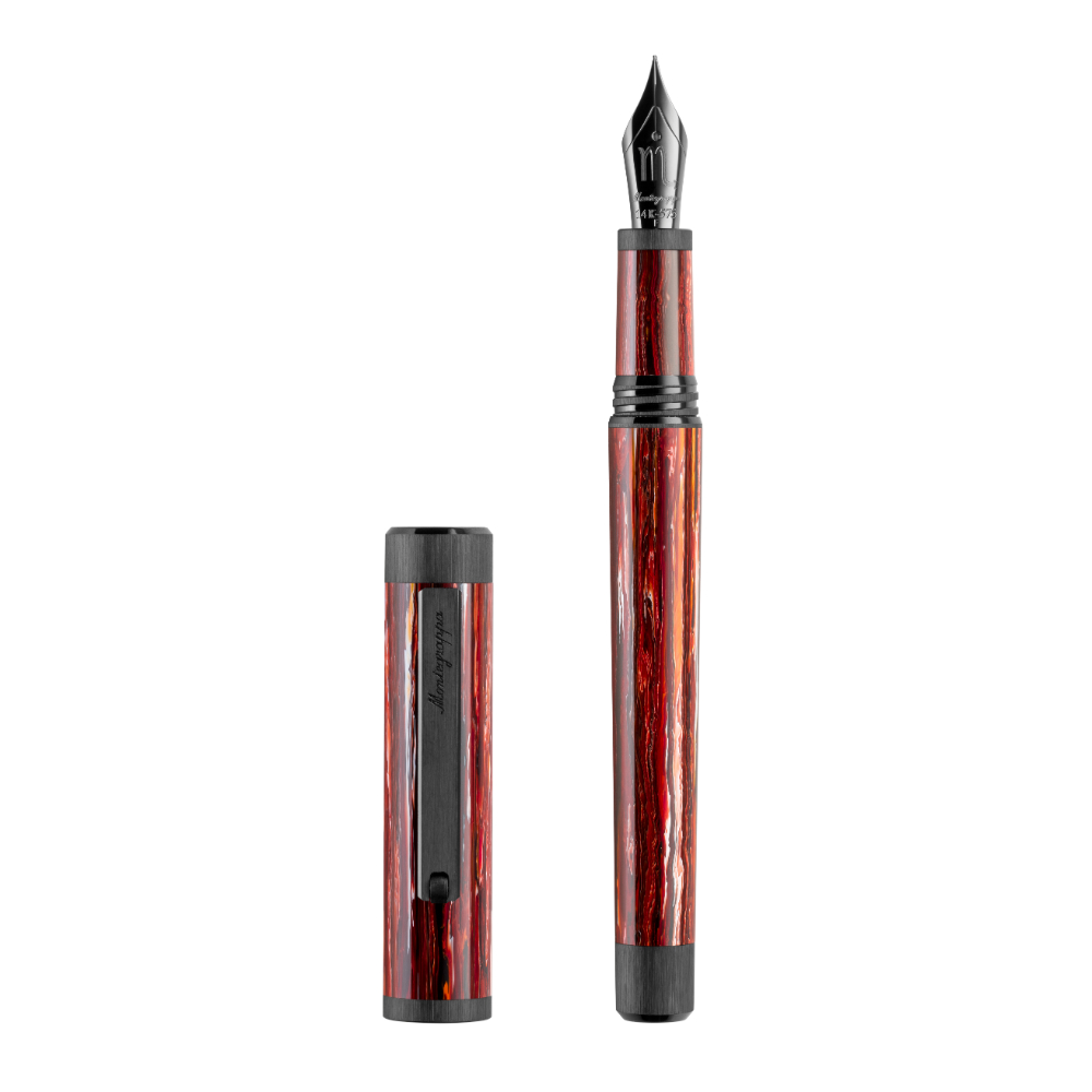 Montegrappa Zero Zodiac Scorpio Ultra Black LE 14kt Füllfederhalter