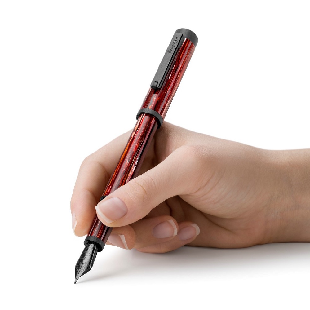 Montegrappa Zero Zodiac Scorpio Ultra Schwarz Füllfederhalter