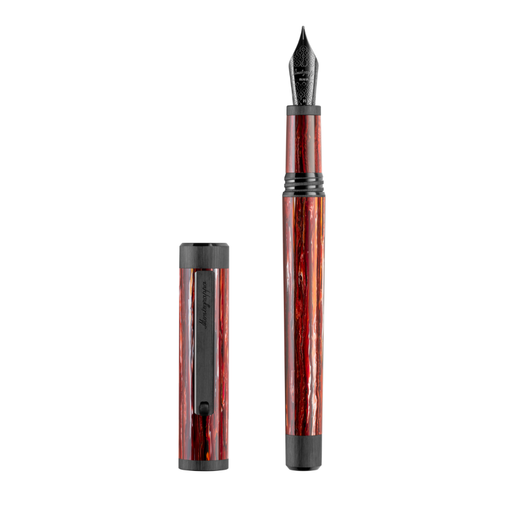 Montegrappa Zero Zodiac Scorpio Ultra Schwarz Füllfederhalter