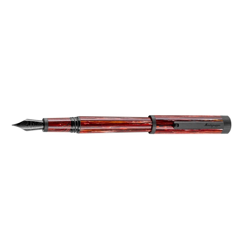 Montegrappa Zero Zodiac Scorpio Ultra Schwarz Füllfederhalter