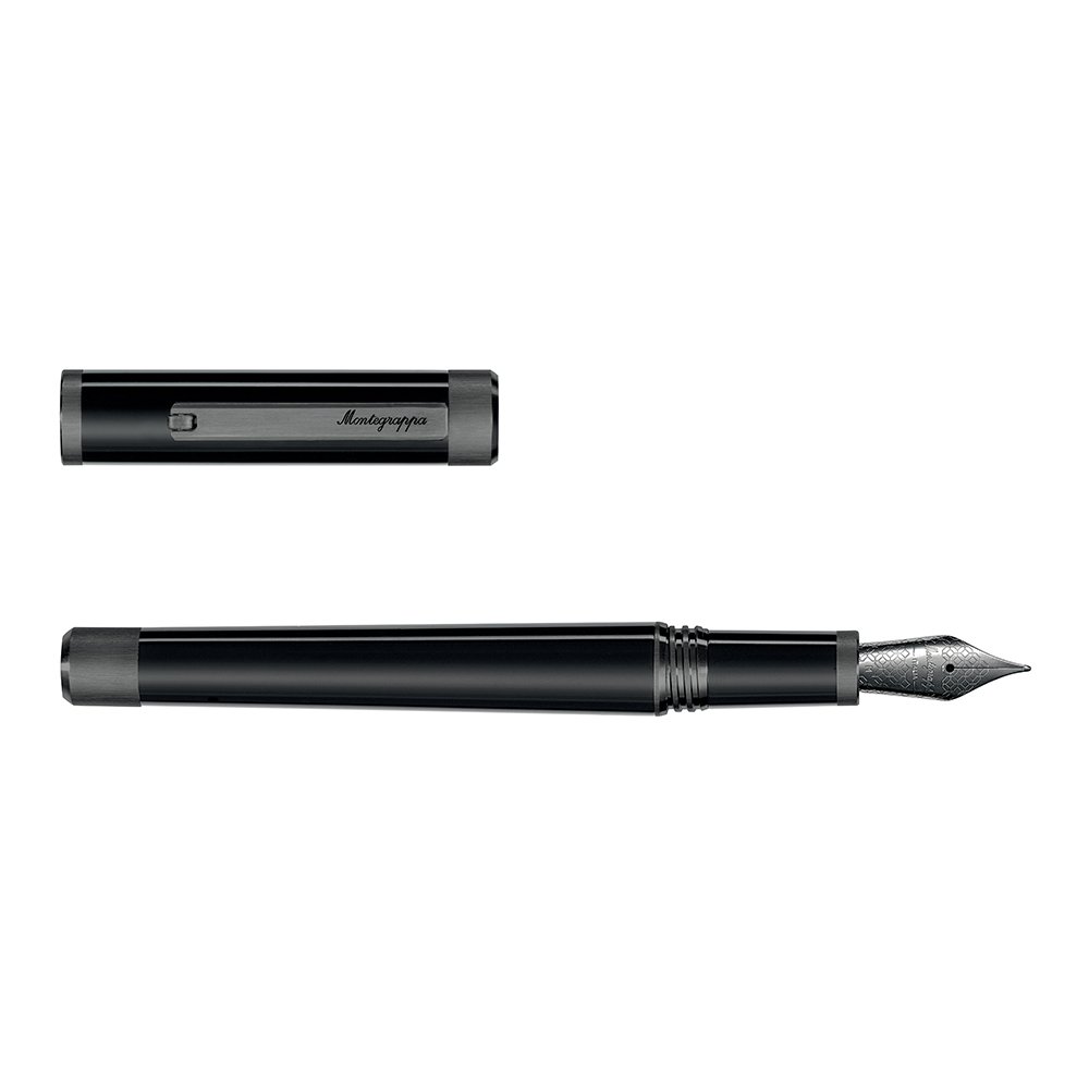 Montegrappa Zero Ultra Black Ruthenium Vulpen
