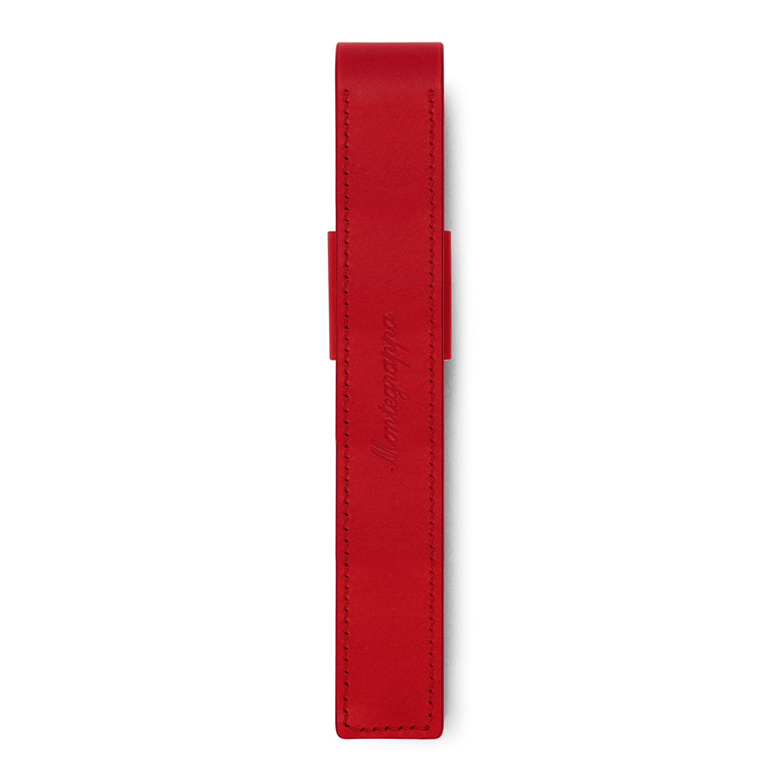 Montegrappa Pen Pouch Series Red ST Leather Bolsa para Caneta (Individual)