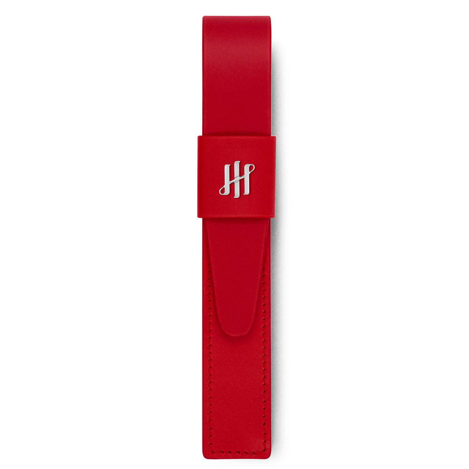 Montegrappa Pen Pouch Series Red ST Leather Bolsa para Caneta (Individual)