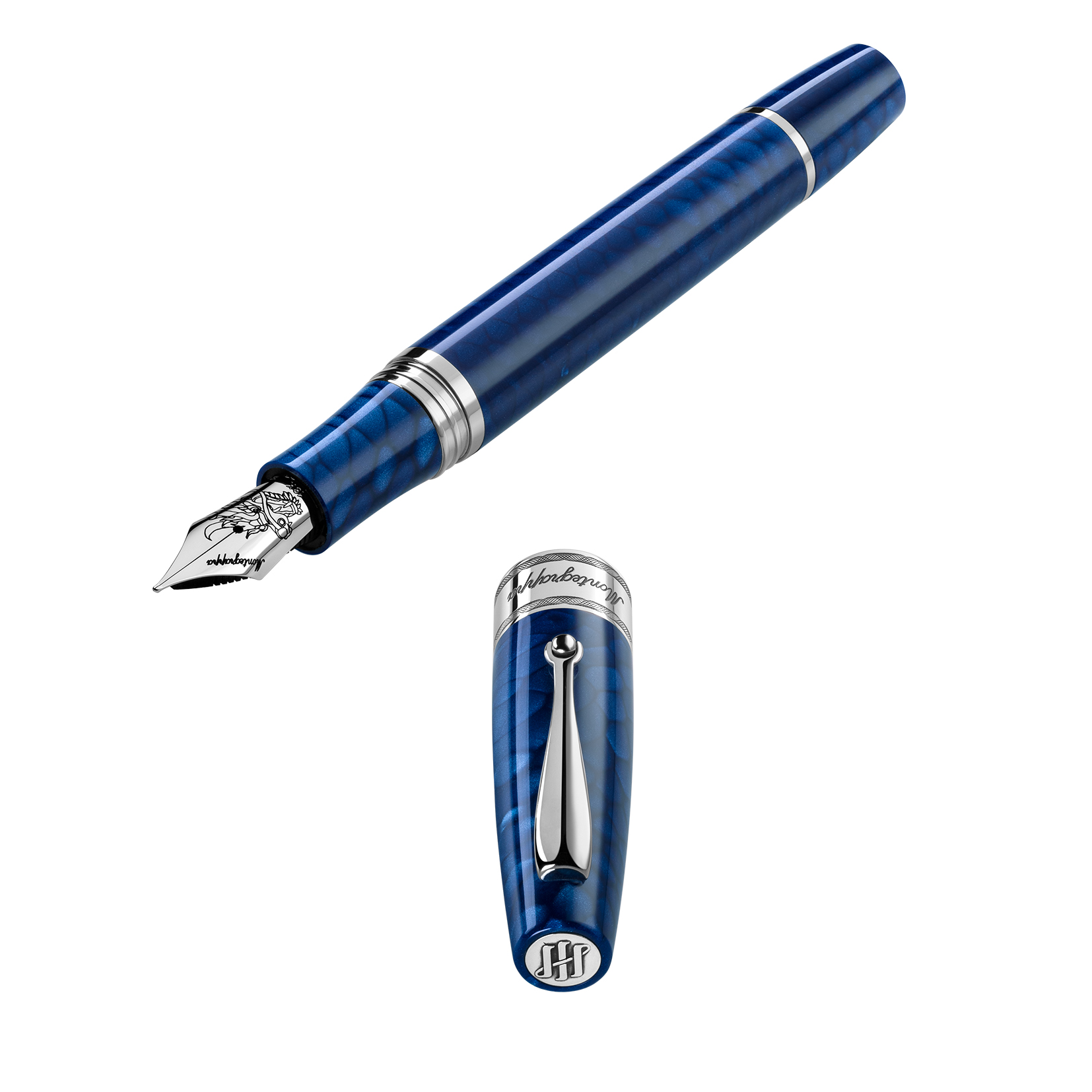 Montegrappa Regal Year Of The Dragon Laguna Blue LE Fountain Pen