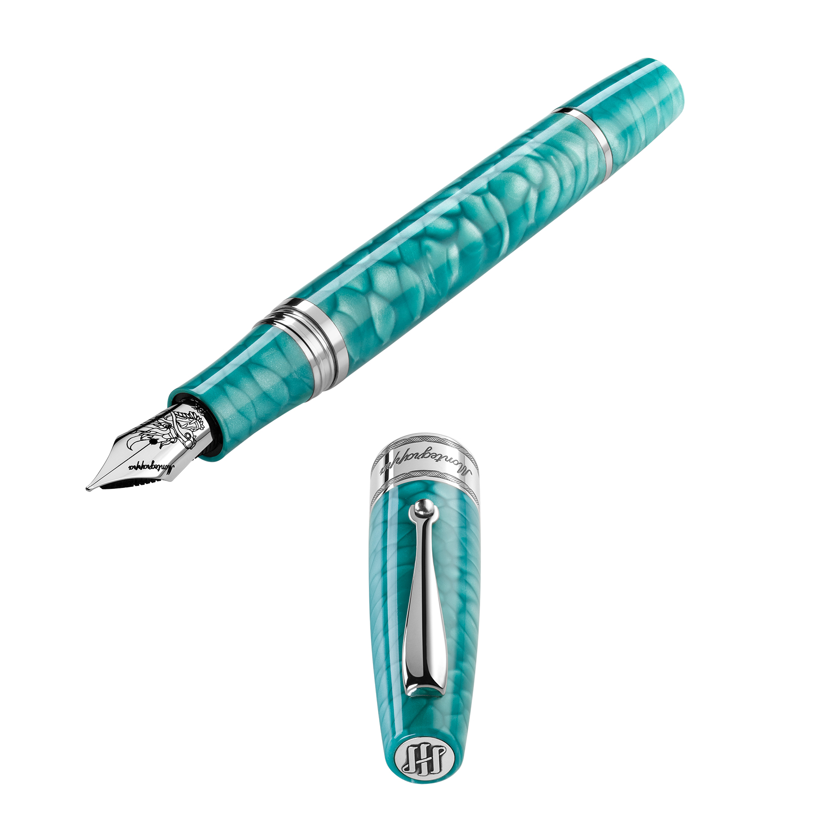 Montegrappa Regal Year Of The Dragon Laguna Blue LE Fountain Pen