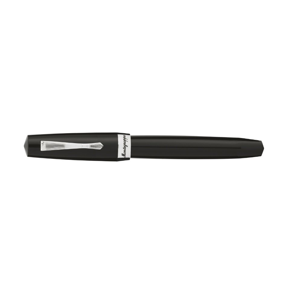 Montegrappa Elmo 02 Jet Black Caneta de Tinta Permanente